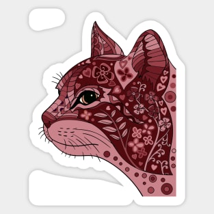 Cat Mandala Sticker